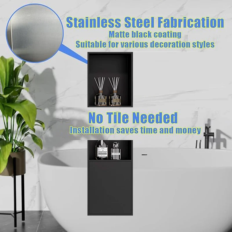 Double-Layer Tissue Box Stainless Steel Niche
